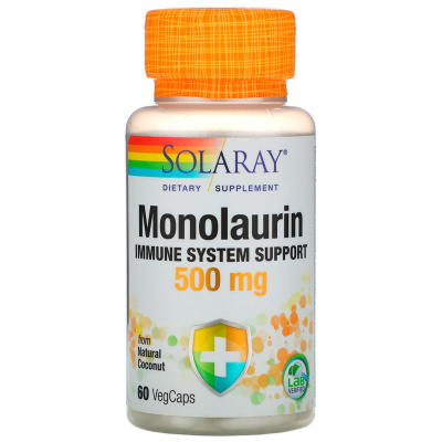 Soloray Monolaurin 500 мг. (60 капс.)