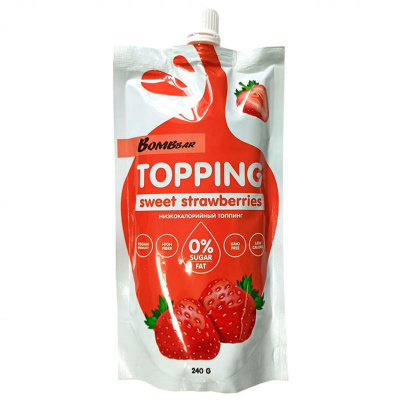 Bombbar Сладкий Топпинг (240 гр.) в интернет-магазине спортивного питания belka.store 