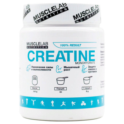 MuscleLab Nutrition Creatine без вкуса (300 гр.)