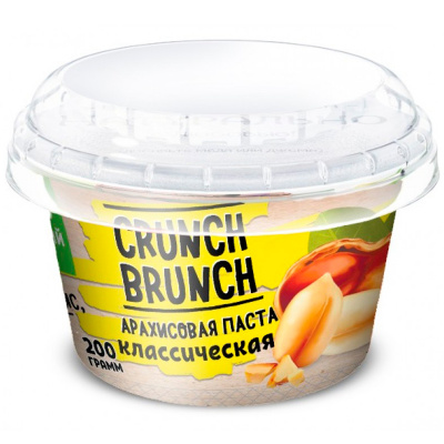 Crunch-Brunch Арахисовая Паста Классическая (200 гр.)