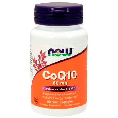 NOW Co Q10 60 мг. (60 капс.)