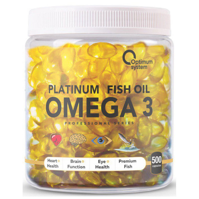 Optimum System Omega-3 Platinum Fish Oil (500 капс.) [M]