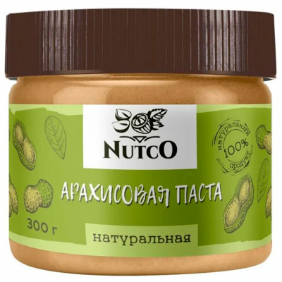 Nutco Арахисовая Паста Натуральная (300 гр.)
