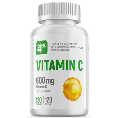 4Me Nutrition Vitamin C 600 мг. (120 капс.)