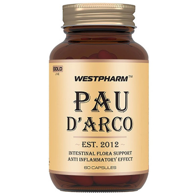 WestPharm Gold Line Pau D'Arco 500 мг. (60 вег. капс.) в интернет-магазине спортивного питания belka.store
