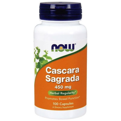 NOW Cascara Sagrada 450 мг. (100 капс.) в интернет-магазине спортивного питания belka.store
