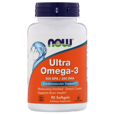 NOW Foods Ultra Omega-3 (90 капс.)