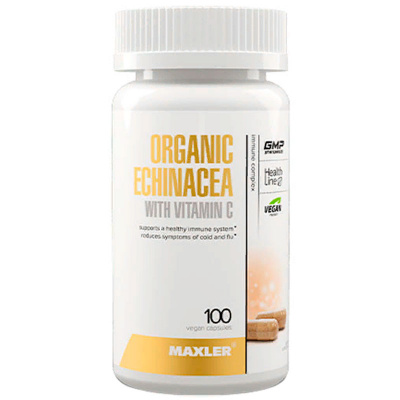 Maxler Organic Echinacea with Vitamin C (100 капс.)