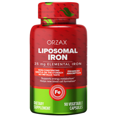 Orzax Liposomal Iron (90 капс.) в интернет-магазине спортивного питания belka.store