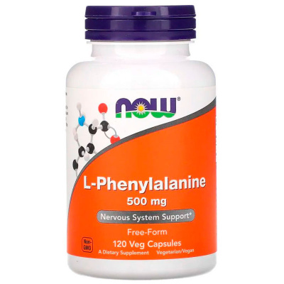 NOW L-Phenylalanine 500 мг. (120 капс.) в интернет-магазине спортивного питания belka.store