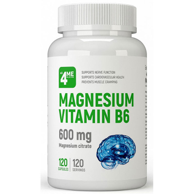 4Me Nutrition Magnesium Vitamin B6 (120 капс.) [M] в интернет-магазине спортивного питания belka.store