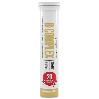 Фотография Maxler B-Complex (20 раств.табл.) в интернет-магазине спортивного питания belka.store за 290 ₽ Maxler B-Complex (20 раств.табл.) в интернет-магазине спортивного питания belka.store