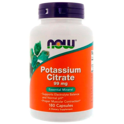 NOW Potassium Citrate (180 капс.)