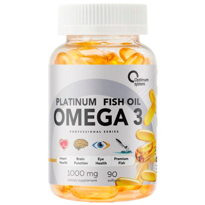 Optimum System Omega-3 Platinum Fish Oil (90 капс.)