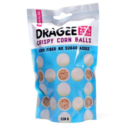 ChikaLab Драже Шарики Кукурузные в белом шоколаде (120 гр.) в интернет-магазине спортивного питания belka.store