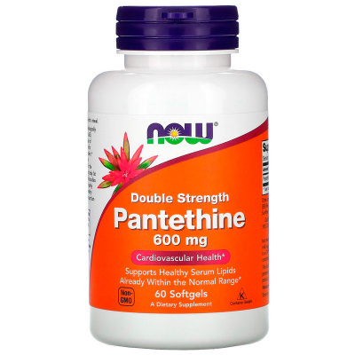 NOW Pantethine 600 мг. (60 капс.)