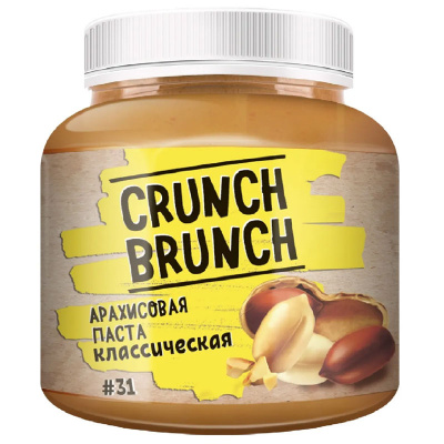 Crunch-Brunch Арахисовая паста классическая (300 гр.)