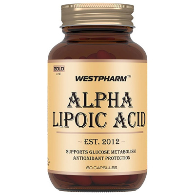 WestPharm Gold Line Alpha Lipoic Acid 500 мг. (60 вег. капс.) в интернет-магазине спортивного питания belka.store