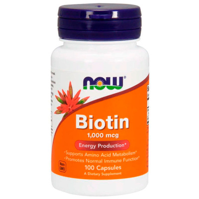 NOW Biotin 1000 мкг. (100 капс.)