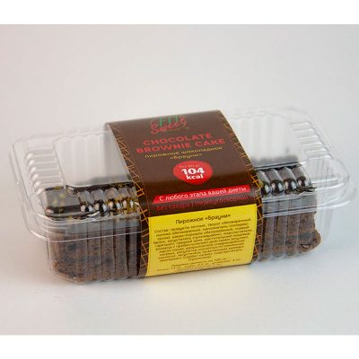 Fit Sweet Пирожное шоколадное "Брауни" (80 гр.)