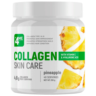 4Me Nutrition Collagen Skin Care +vitamin C+ Hyaluronic Acid (200 гр.)