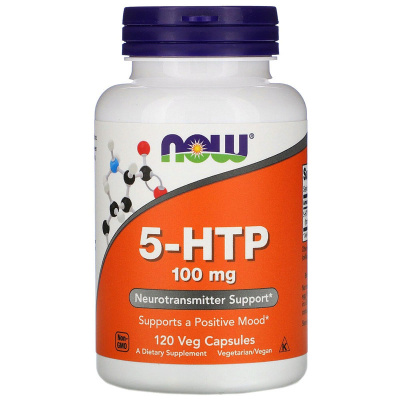 NOW Foods 5-HTP 100 мг. (120 капс.)