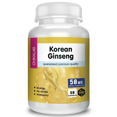 ChikaLab Korean Ginseng 500 мг. (60 капс.)