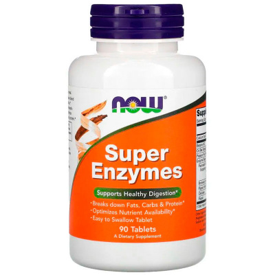 NOW Super Enzymes (90 таб.)
