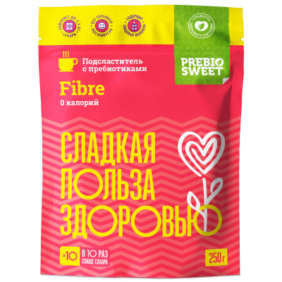 PrebioSweet Fibre Заменитель Сахара (250 гр.)