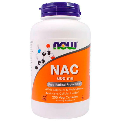 NOW Foods NAC 600 мг. (250 капс.)