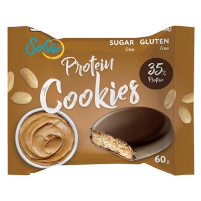 Solvie 35% Протеиновое печенье в шоколадной глазури (60 гр.)