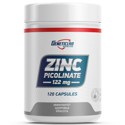 GeneticLab Nutrition Zinc picolinate (120 капс.)