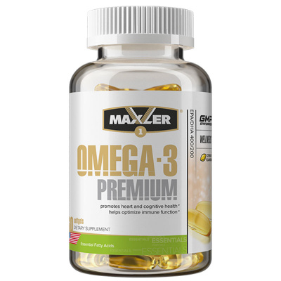 Maxler Omega-3 Premium с ароматом цитруса (60 капс.)