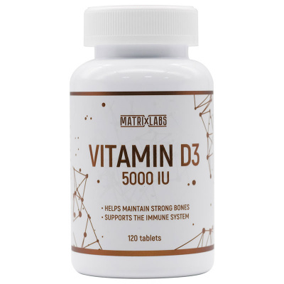 Matrix Labs Vitamin D3-5000 (120 табл.) [M] в интернет-магазине спортивного питания belka.store