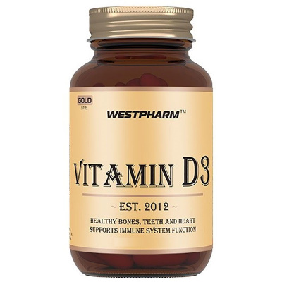 WestPharm Gold Line D3 Vita 600 IU (120 капс.) в интернет-магазине спортивного питания belka.store
