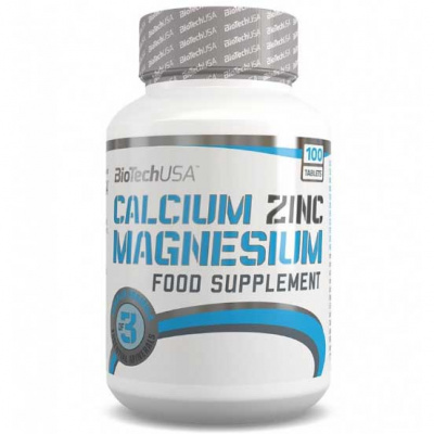 BioTech Calcium Zinc Magnesium (100 таб.)