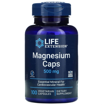 Life Extension Magnesium 500 мг. (100 вег.капс.) в интернет-магазине спортивного питания belka.store