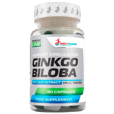 WestPharm Gingko Biloba 60 мг. (60 капс.)