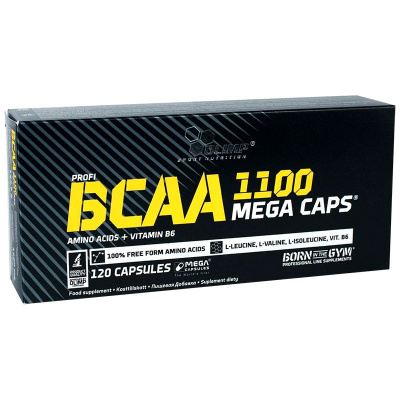 Olimp BCAA Mega caps 1100 мг. (120 капс.) в интернет-магазине спортивного питания belka.store