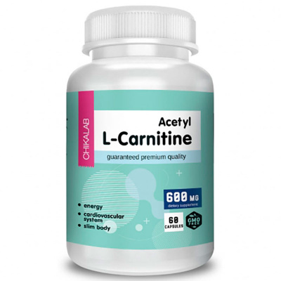 ChikaLab Acetyl L-Carnitine 600 мг. (60 капс.)