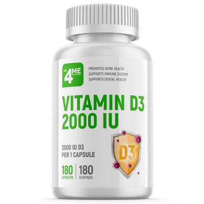 4Me Nutrition Vitamin D-3 2000 IU (180 капс.)
