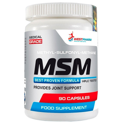 WestPharm MSM 500 мг. (90 капс.)