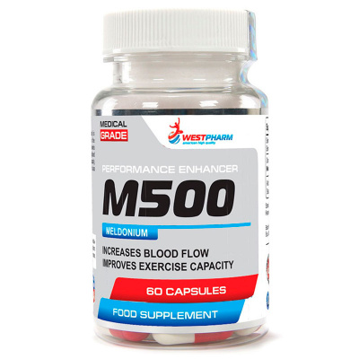 WestPharm M500 Meldonium 500 мг. (60 капс.)