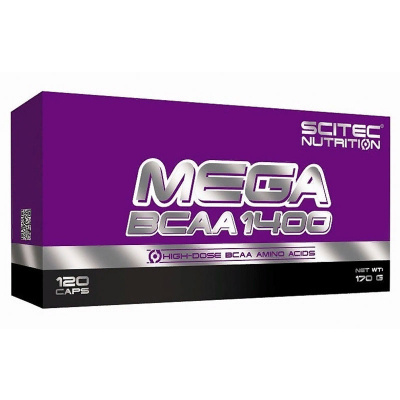 Scitec Nutrition Mega BCAA 1400 (120 капс.)