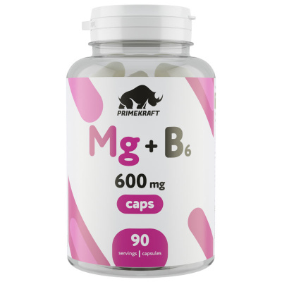 Prime Kraft Magnesium B6 600 мг. (90 капс.)