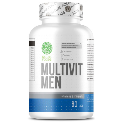 Nature Foods Multi Men (60 табл.) в интернет-магазине спортивного питания belka.store