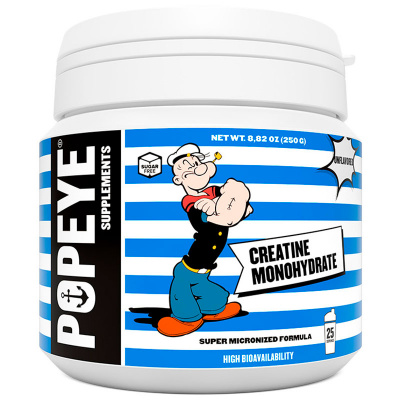 Popeye Supplements Creatine Monohydrate jar (250 гр.) - без вкуса