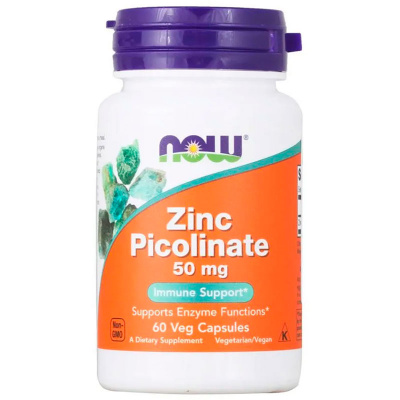 NOW Foods Zinc Picolinate 50 мг. (60 капс.)