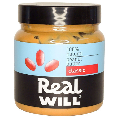 Real Will Паста из жареного арахиса классическая (500 гр.)