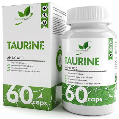 Natural Supp Taurine (60 капс.)